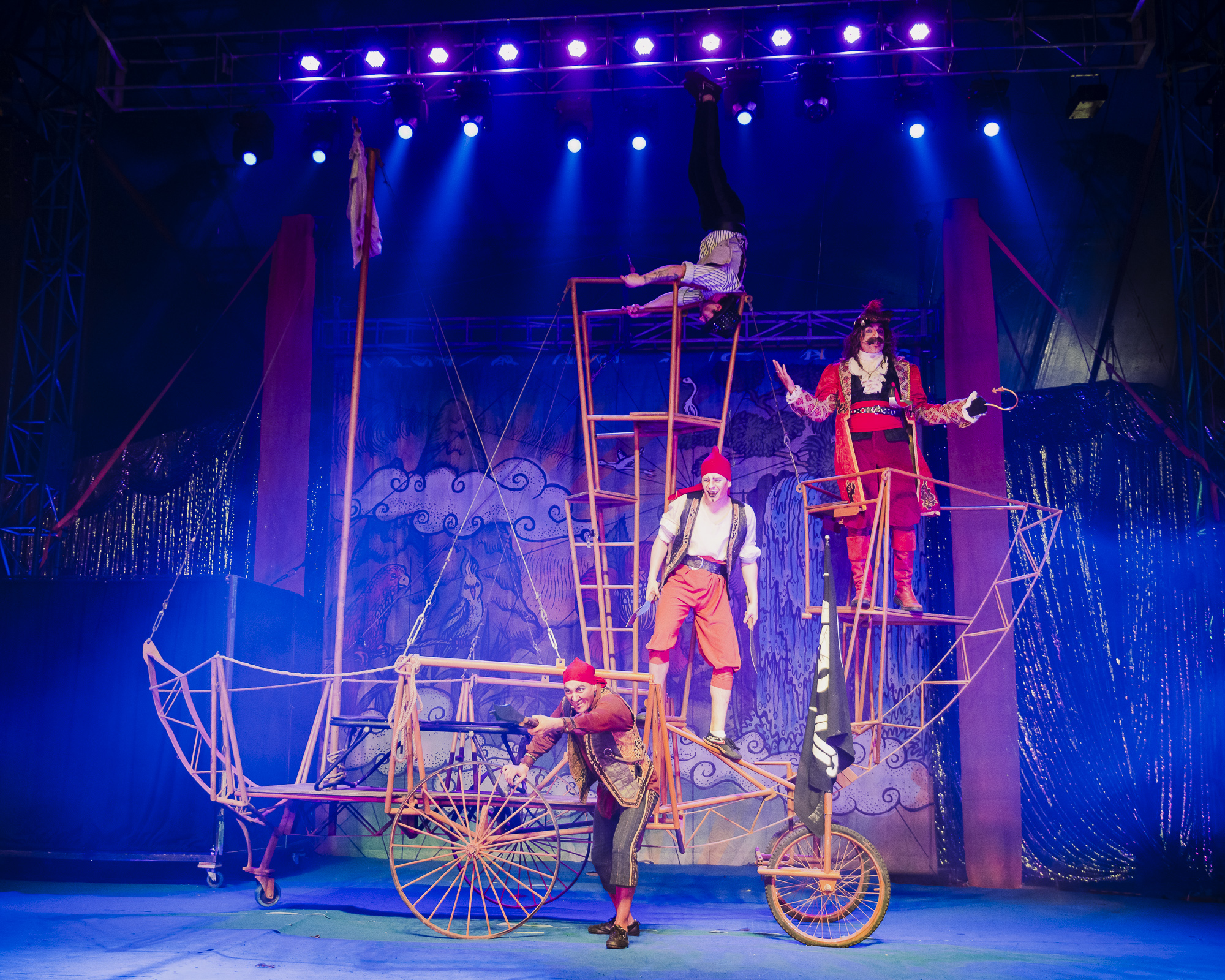 Escena de la obra Peter Pan, Compañía OtroArte