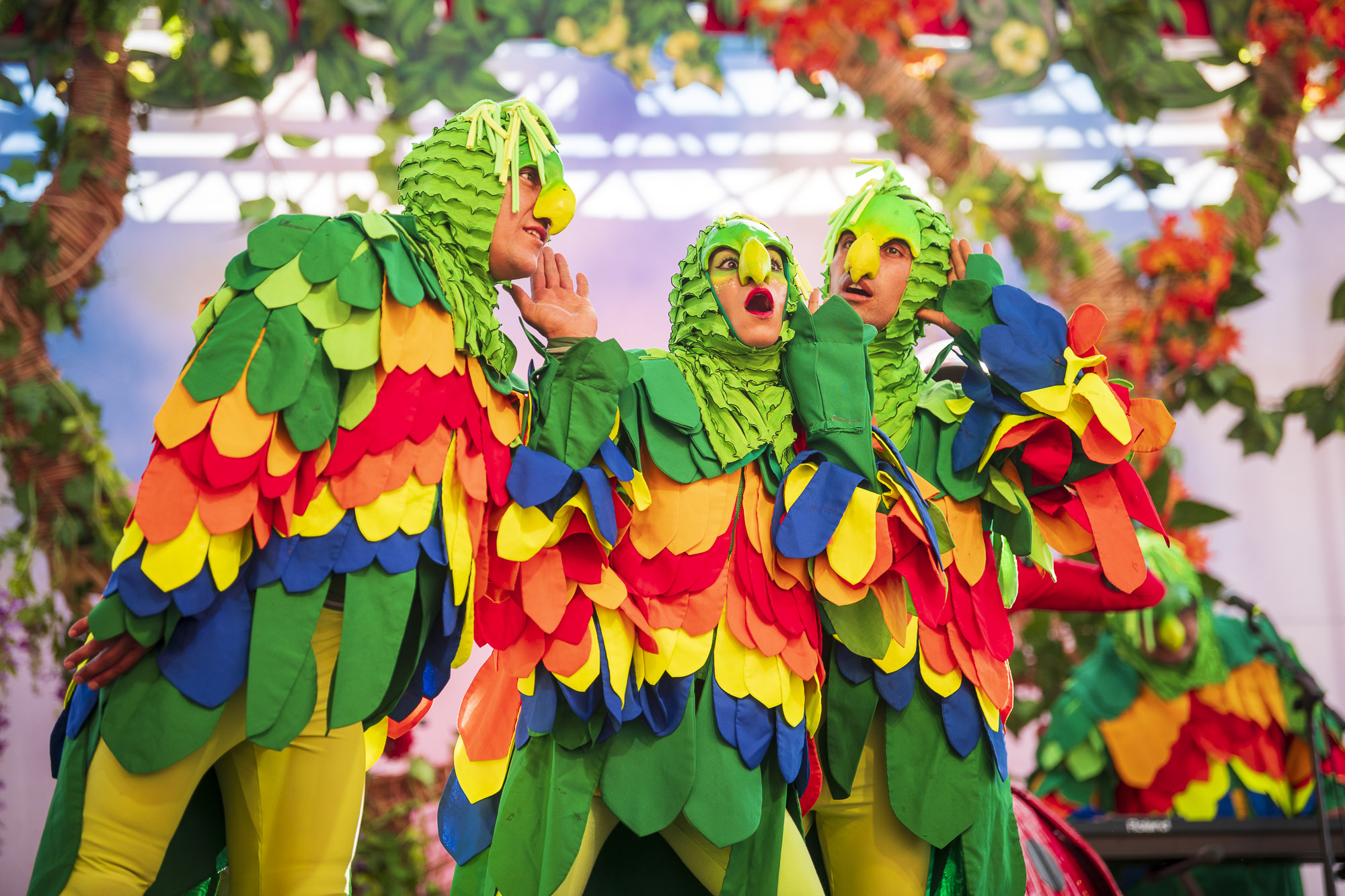 Escena de la obra Carnaval del jardín, Compañía OtroArte